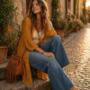 Cardigan hippy chic