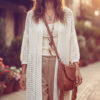 Cardigan hippy chic
